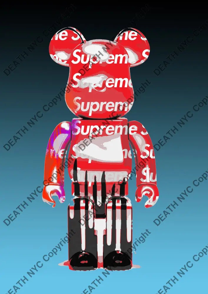 Auction ’L20 bear’ art print 45x32cm (Edition of 100) Art Print