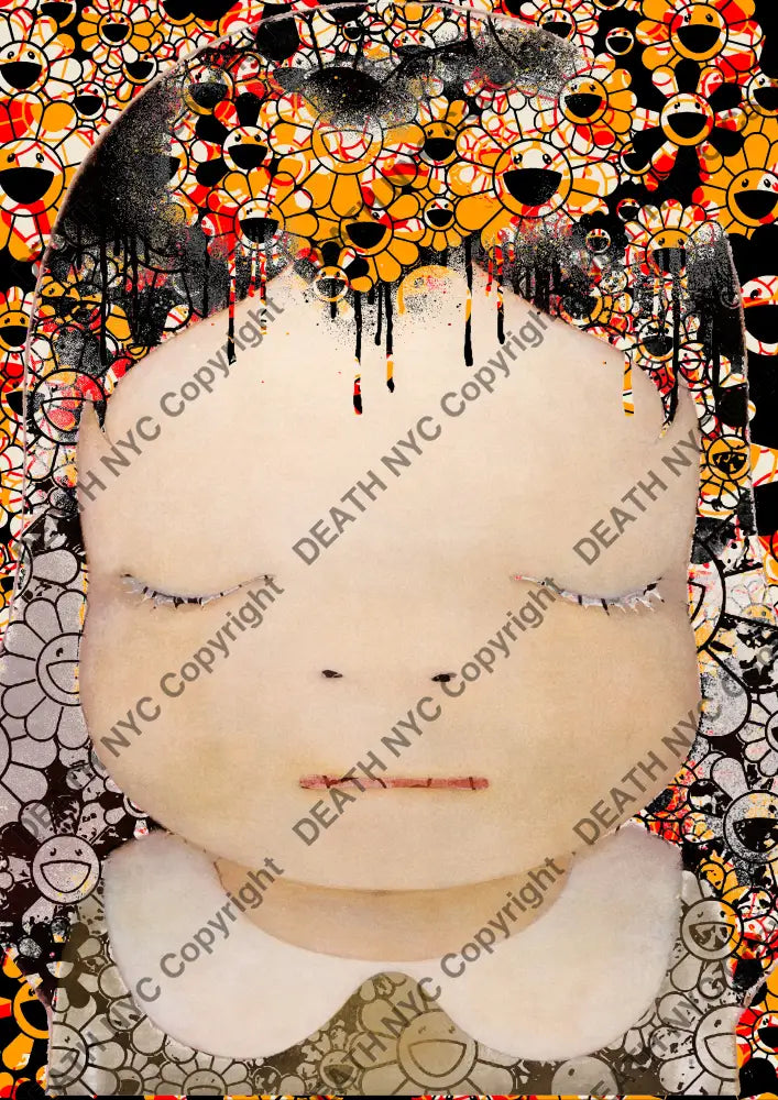 Auction ’L410 girl’ art print 45x32cm (Edition of 100) Art Print