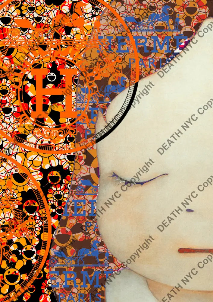 Auction ’L412 girl’ art print 45x32cm (Edition of 100) Art Print