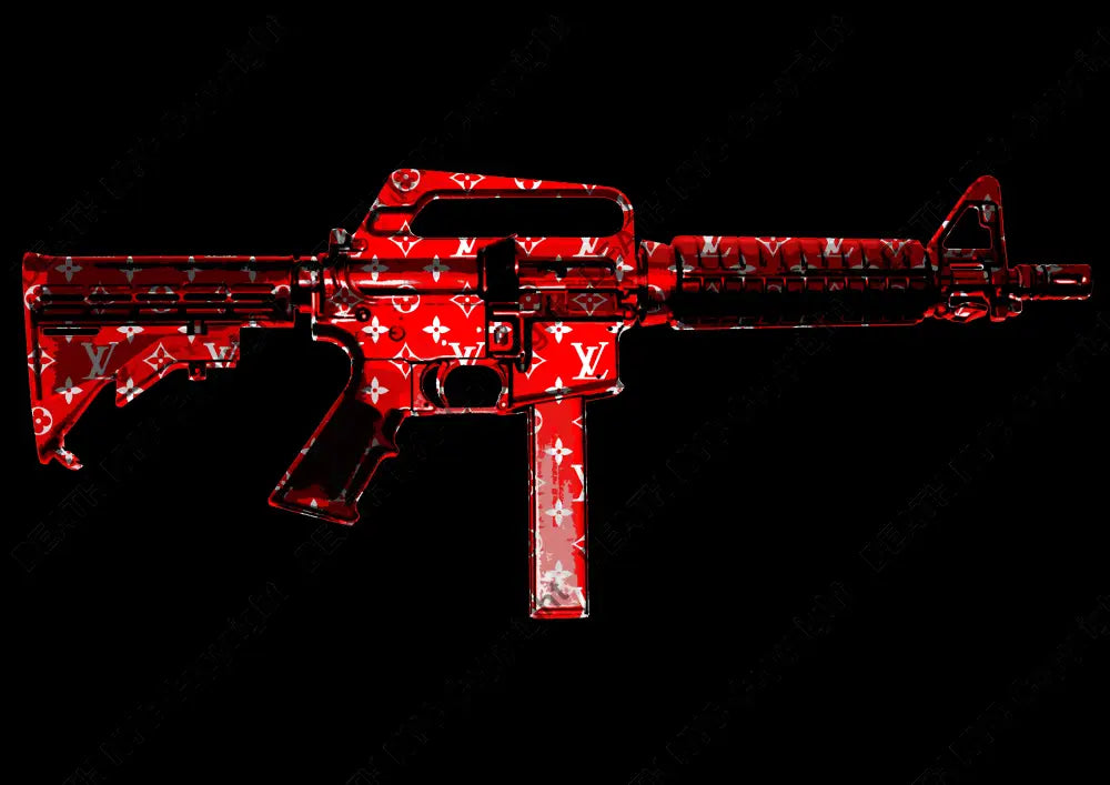 Auction ’m16 red 2’’ art print 45x32cm (Edition of 100) - Art Print