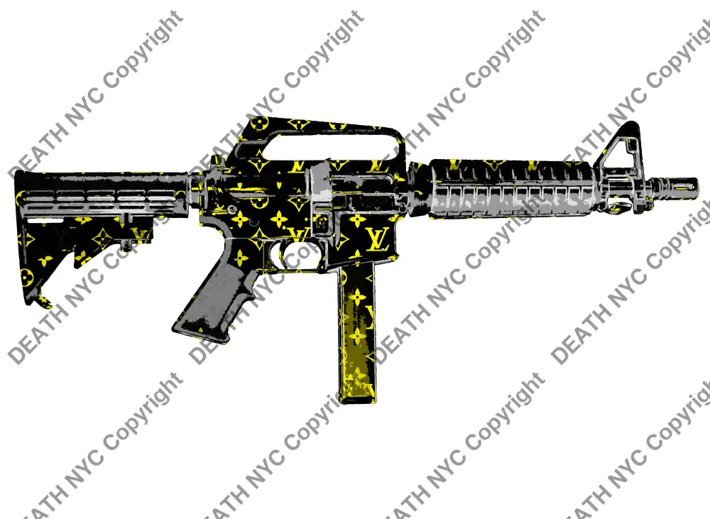 Auction ’m16 y gun 4 ’ art print 45x32cm (Edition of 100) - Art Print