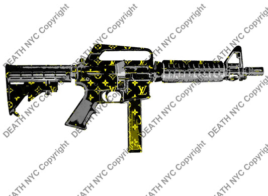 Auction ’m16 y gun 4 ’ art print 45x32cm (Edition of 100) - Art Print