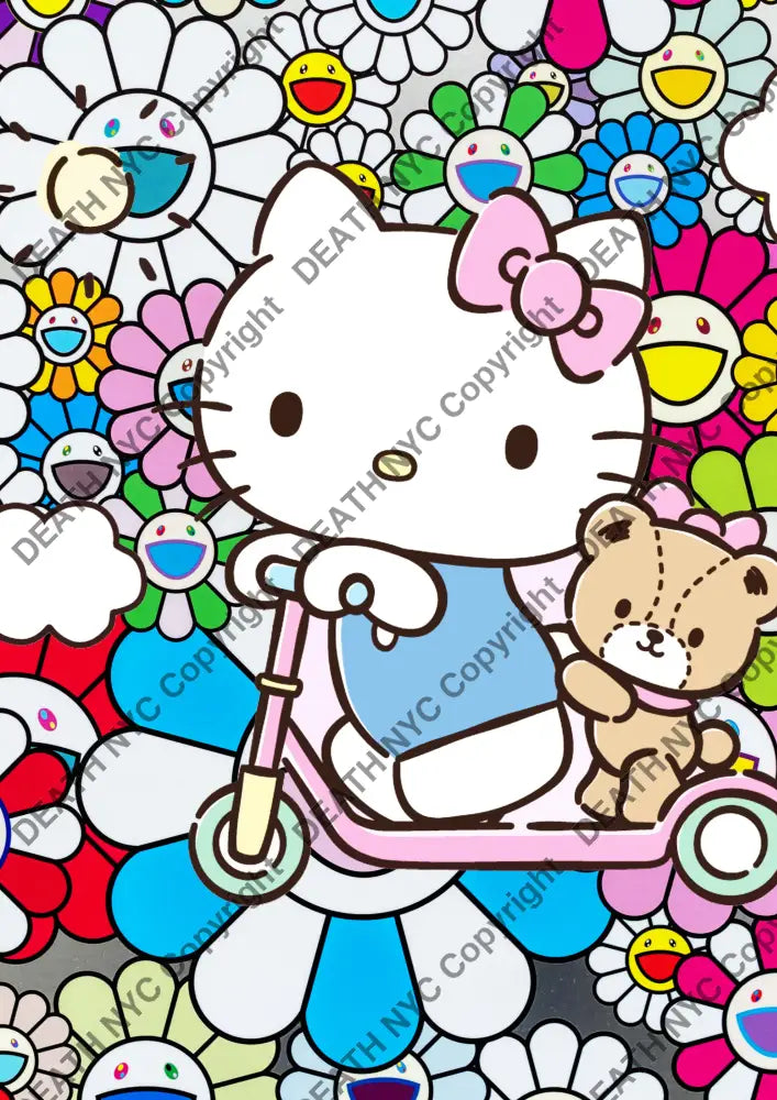 Auction ’M4051 kitty ’ art print 45x32cm (Edition of 100) Art Print