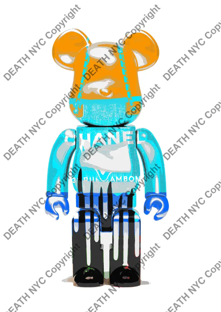 Auction ’M50 bear’ art print 45x32cm (Edition of 100) Art Print