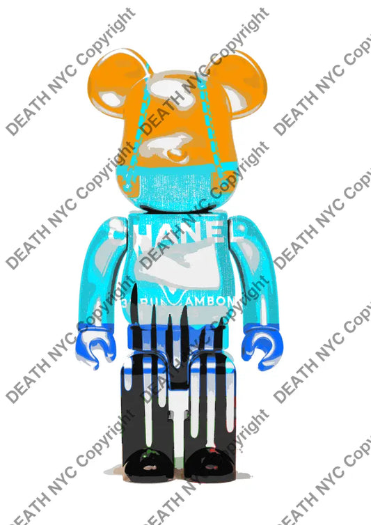 Auction ’M50 bear’ art print 45x32cm (Edition of 100) Art Print
