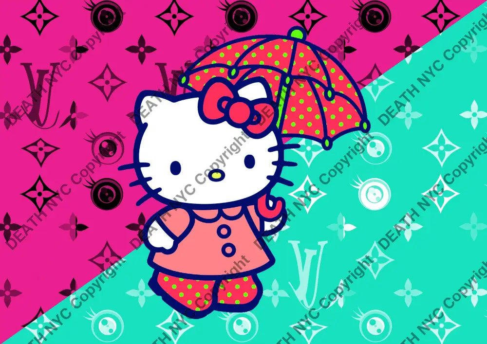 Auction ’M5204 kitty’ art print 45x32cm (Edition of 100) Art Print