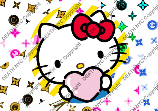 Auction ’M5226 kitty’ 45x32cm (Edition of 100) Art Print
