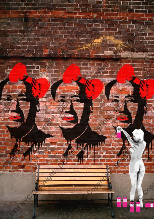 Auction ’ma o wall graf’ art print 45x32cm (Edition of 100) Art Print
