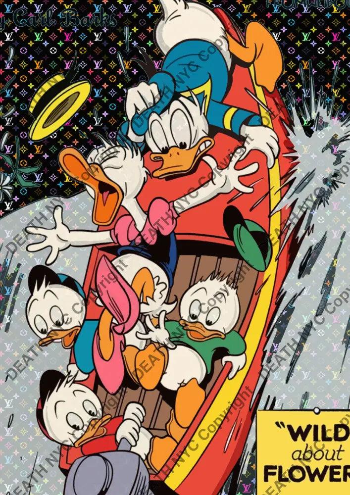 Auction ’Maa40 duck’ 45x32cm (Edition of 100) Art Print