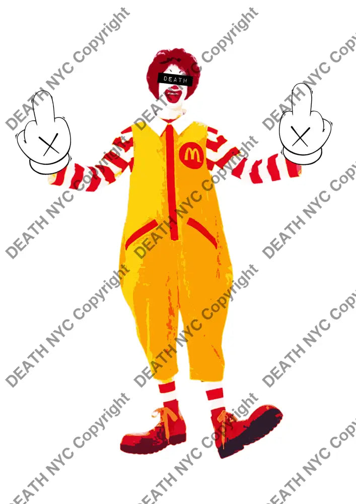 Auction ’MC finger 2’’ art print 45x32cm (Edition of 100) Art Print