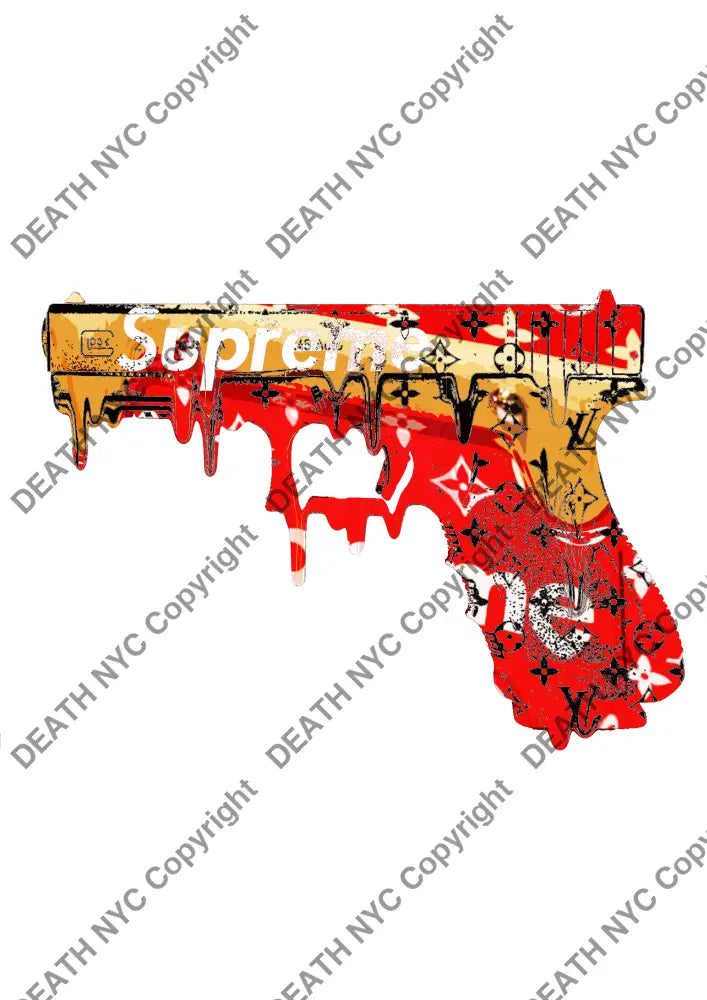 Auction ’MC14 gun ’ art print 45x32cm (Edition of 100) - Art Print