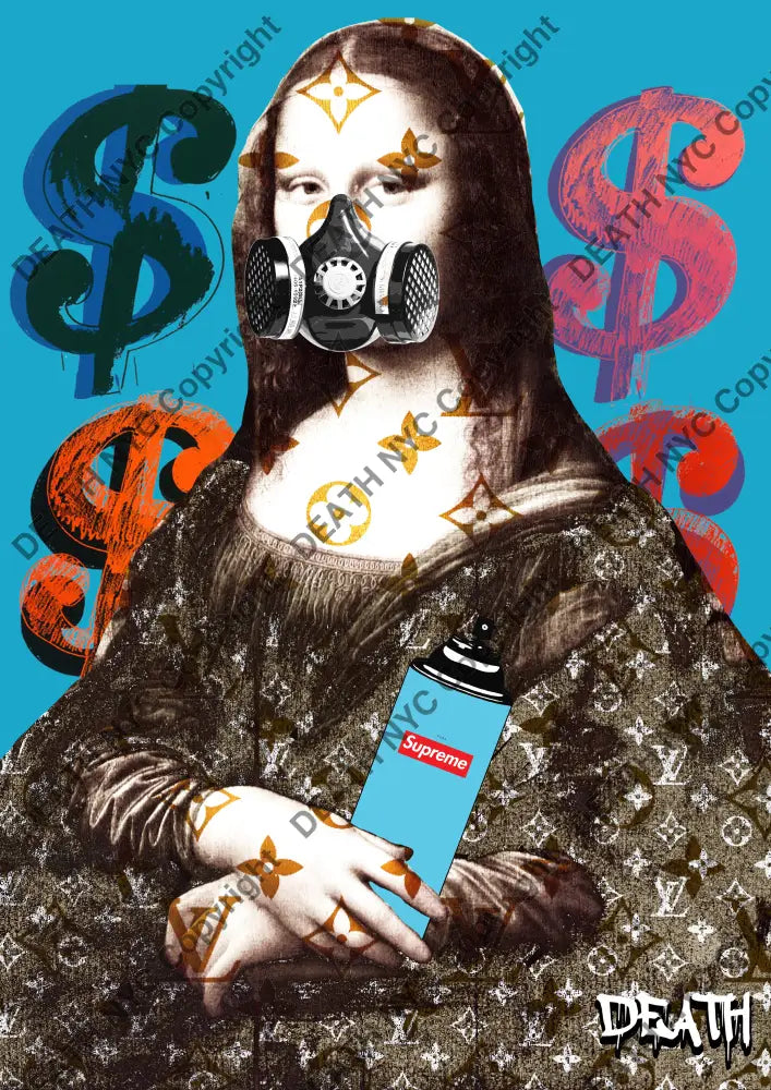 Auction ’MC34 mona ’ art print 45x32cm (Edition of 100) - Art Print