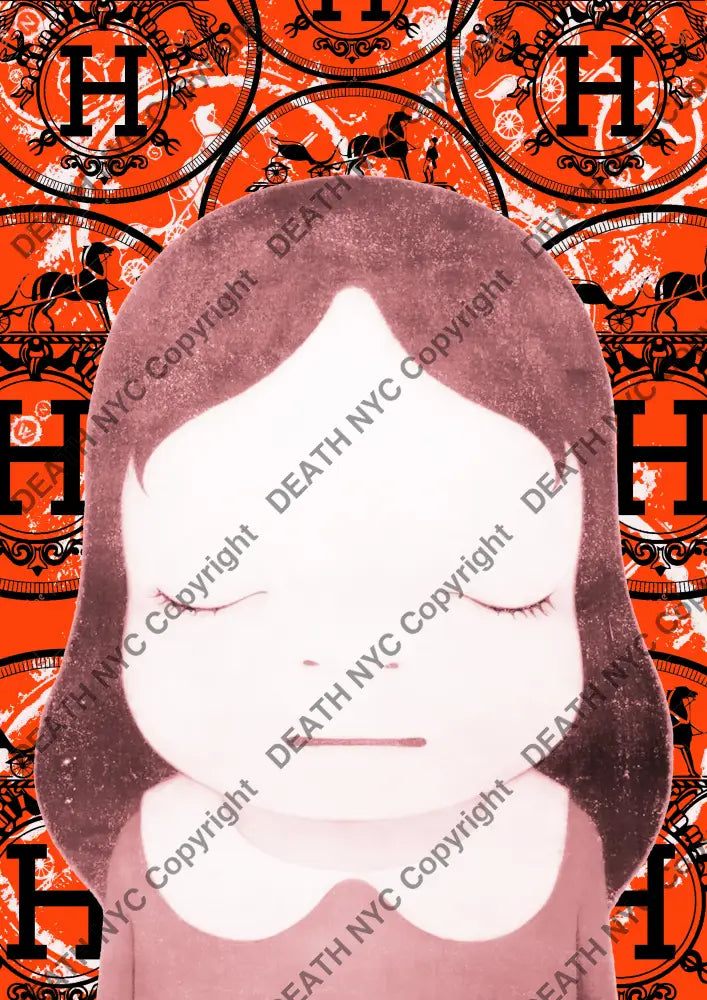 Auction ’MD134 girl’ art print 45x32cm (Edition of 100) Art Print