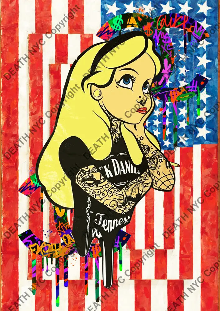 Auction ’MD725 alice’ art print 45x32cm (Edition of 100) Art Print