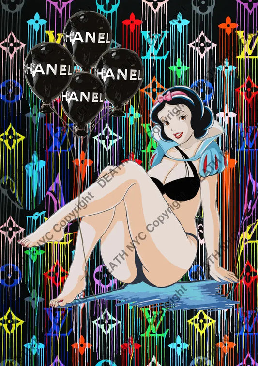 Auction ’ME10 snow’ art print 45x32cm (Edition of 100) Art Print