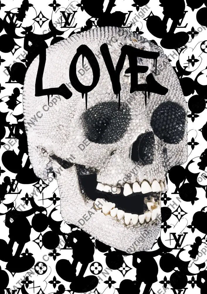 Auction ’ME877 skull’ art print 45x32cm (Edition of 100) - Art Print