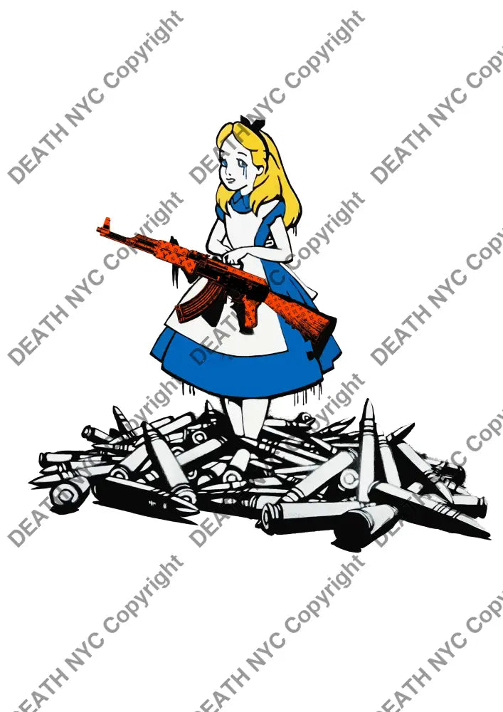 Auction ’MF283 alice. ’ art print 45x32cm (Edition of 100) - Art Print