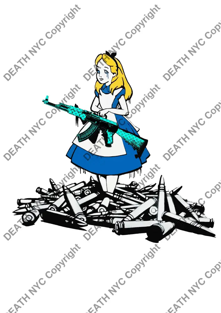 Auction ’MF284 alice ’ art print 45x32cm (Edition of 100) Art Print