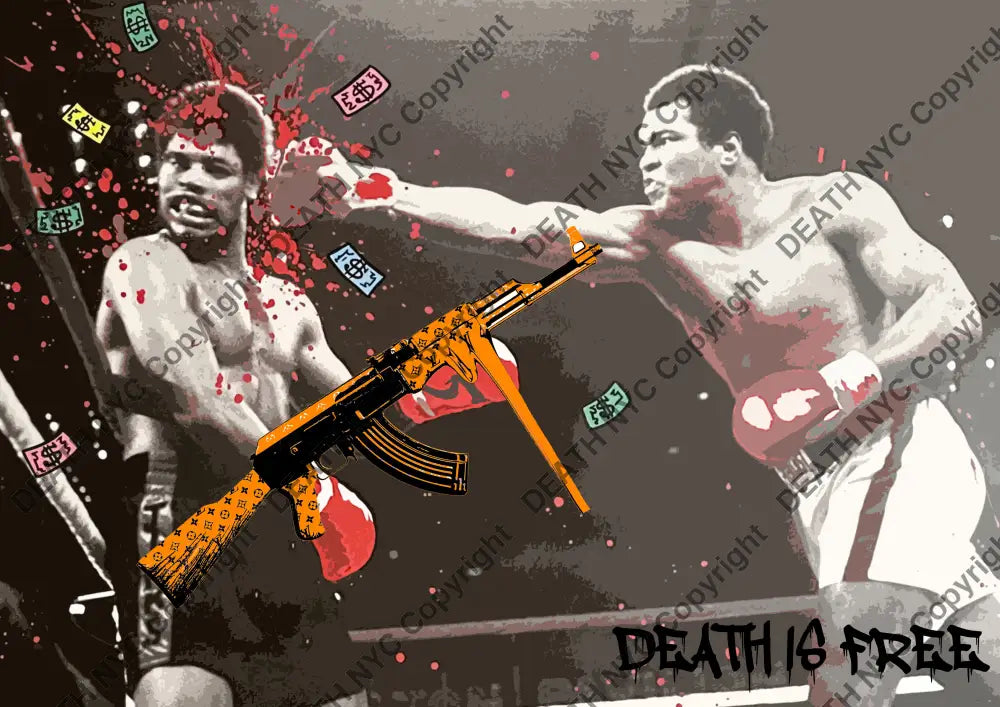 Auction ’MF341 tyson’ art print 45x32cm (Edition of 100) - Art Print