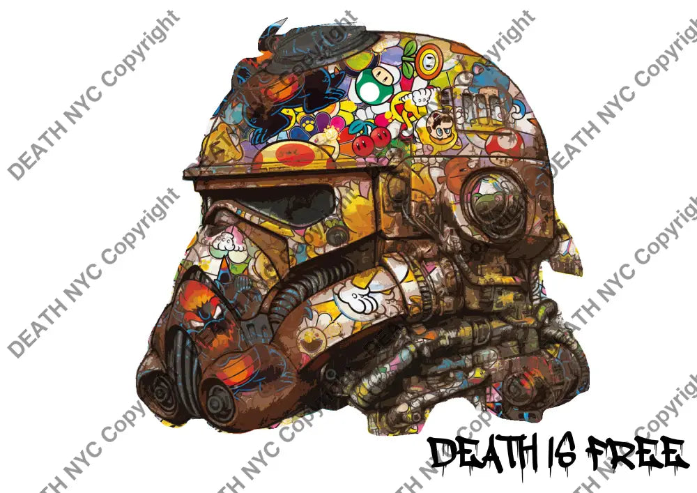 Auction ’MF552 helmet’ art print 45x32cm (Edition of 100) - Art Print