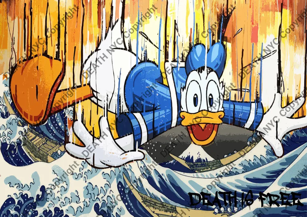 Auction ’MF722 duck’ 45x32cm (Edition of 100) Art Print
