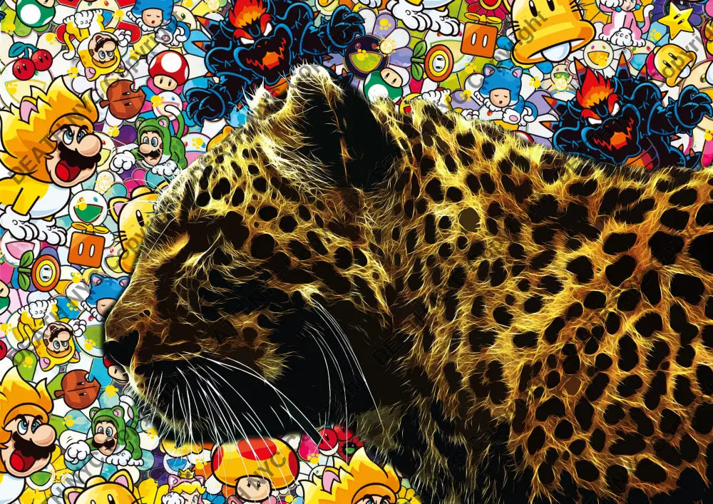 Auction ’MF91 leop’ art print 45x32cm (Edition of 100) Art Print