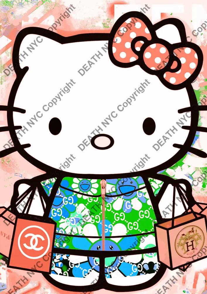 Auction ’MG237 kitty ’ art print 45x32cm (Edition of 100) Art Print
