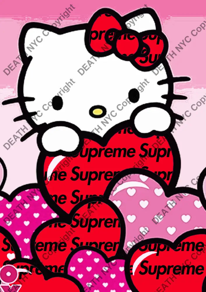Auction ’MG364 kitty’ art print 45x32cm (Edition of 100) Art Print