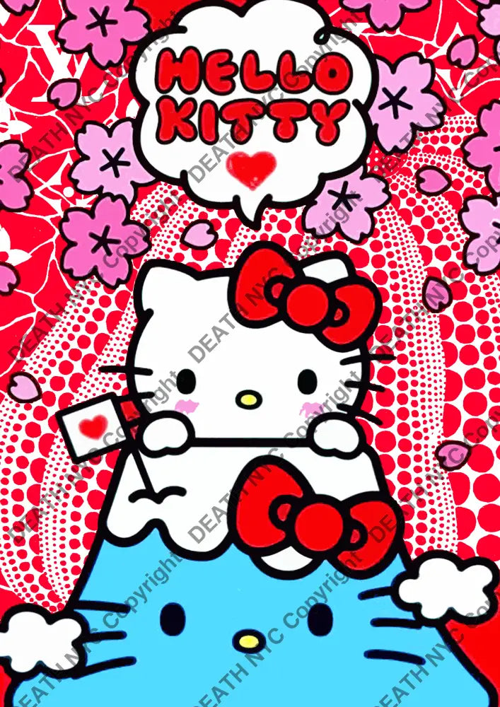 Auction ’MG375 kitty’ art print 45x32cm (Edition of 100) * Art Print