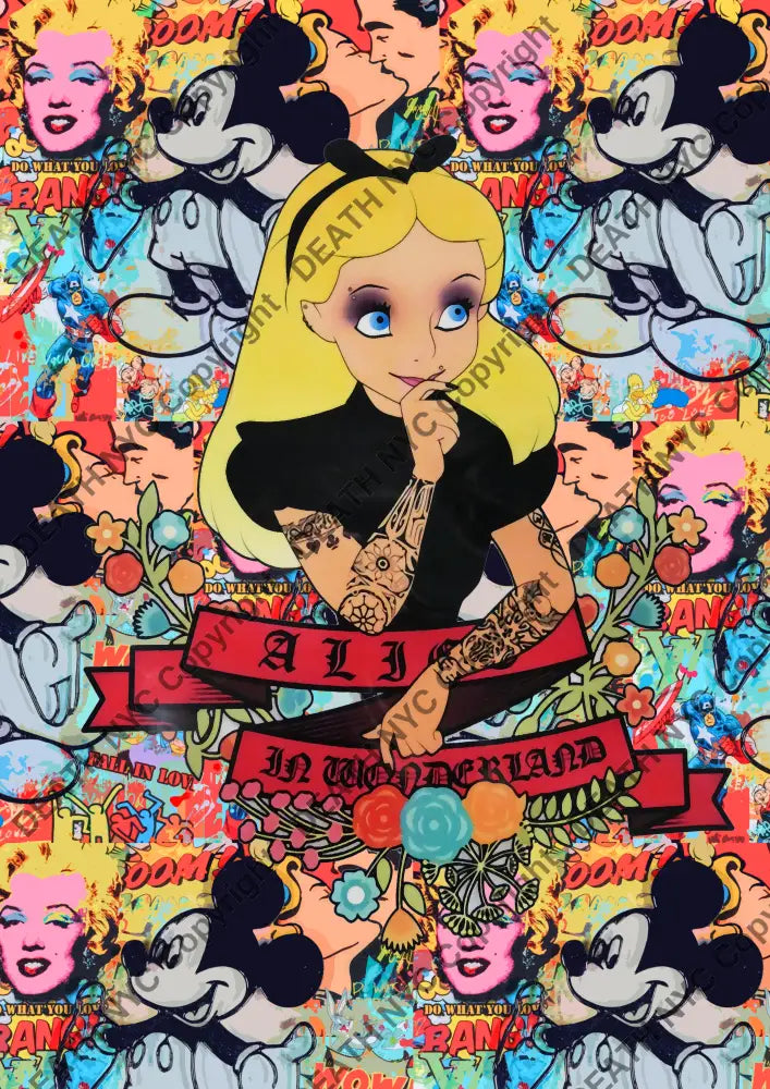 Auction ’MH1088 alice ’ art print 45x32cm (Edition of 100) - Art Print
