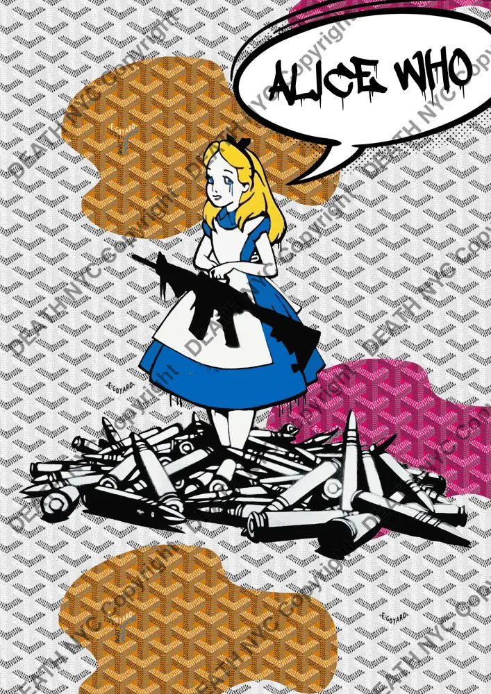 Auction ’MH961 alice’ 45x32cm (Edition of 100) Art Print