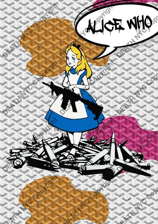 Auction ’MH961 alice’ 45x32cm (Edition of 100) Art Print