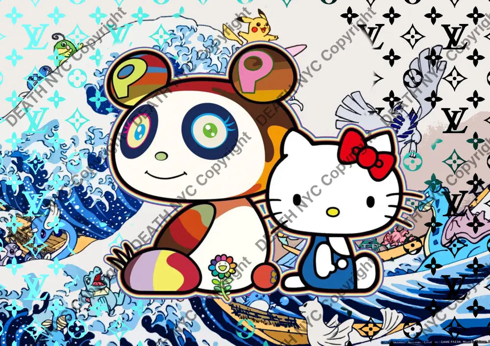 Auction ’Mi1264 kitty. ’ art print 45x32cm (Edition of 100) - Art Print