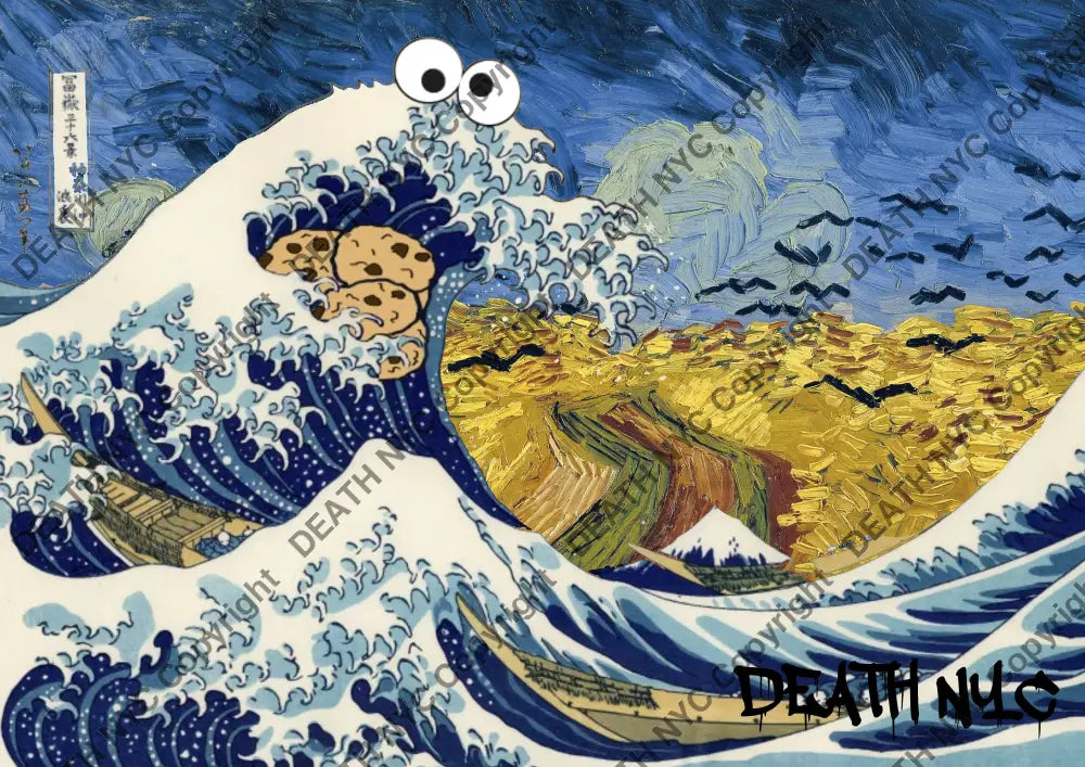 Auction ’Mi458 wave’ 45x32cm (Edition of 100) Art Print