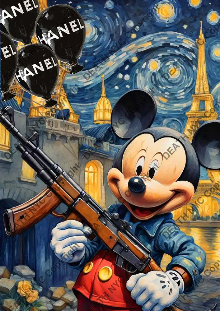 Auction ’Mi863 mouse’ 45x32cm (Edition of 100) Art Print