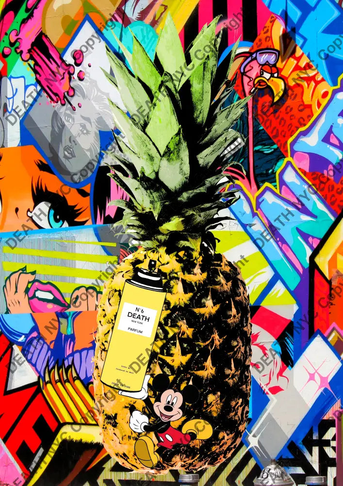 Auction ’mick graffiti’ art print 45x32cm (Edition of 100) - Art Print