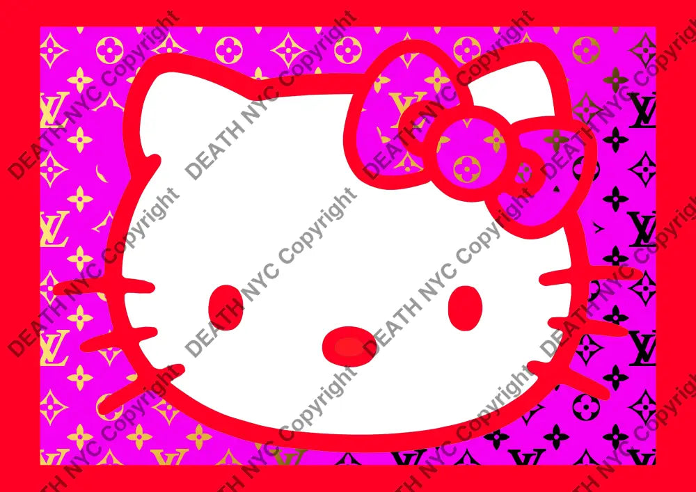 Auction ’MJ342 kitty’ 45x32cm (Edition of 100) Art Print