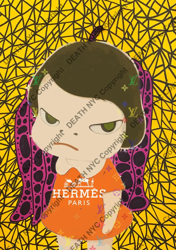Auction ’MJ57 girl. ’ art print 45x32cm (Edition of 100) - Art Print