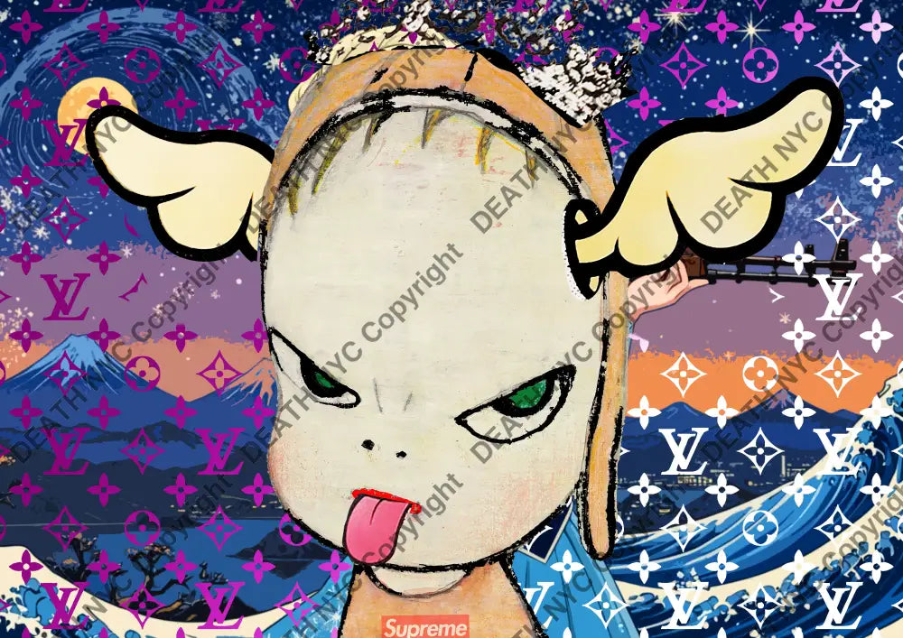 Auction ’MJ780 girl’ art print 45x32cm (Edition of 100) Art Print
