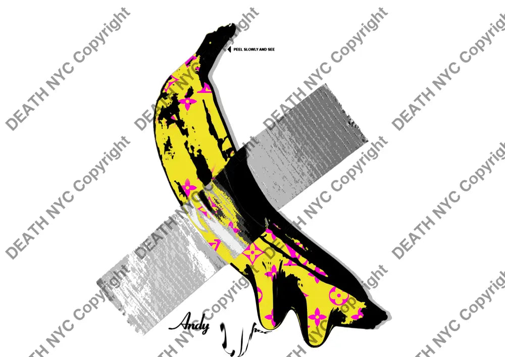 Auction ’MO89 banana ’ art print 45x32cm (Edition of 100) Art Print