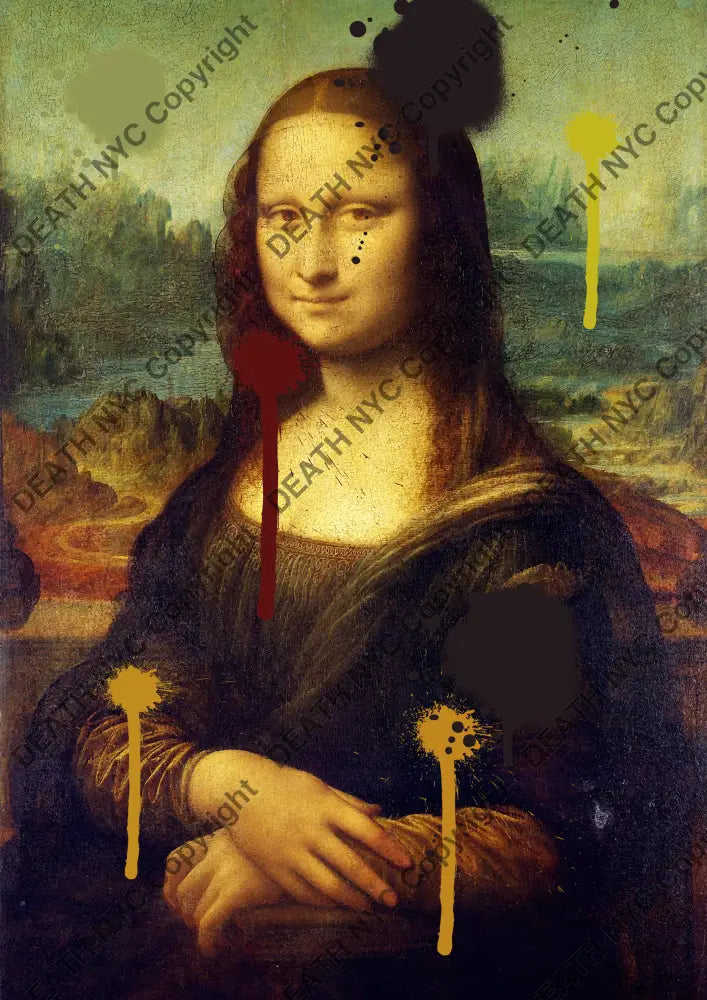 Auction ’mona lis 4 ’ art print 45x32cm (Edition of 100) - Art Print