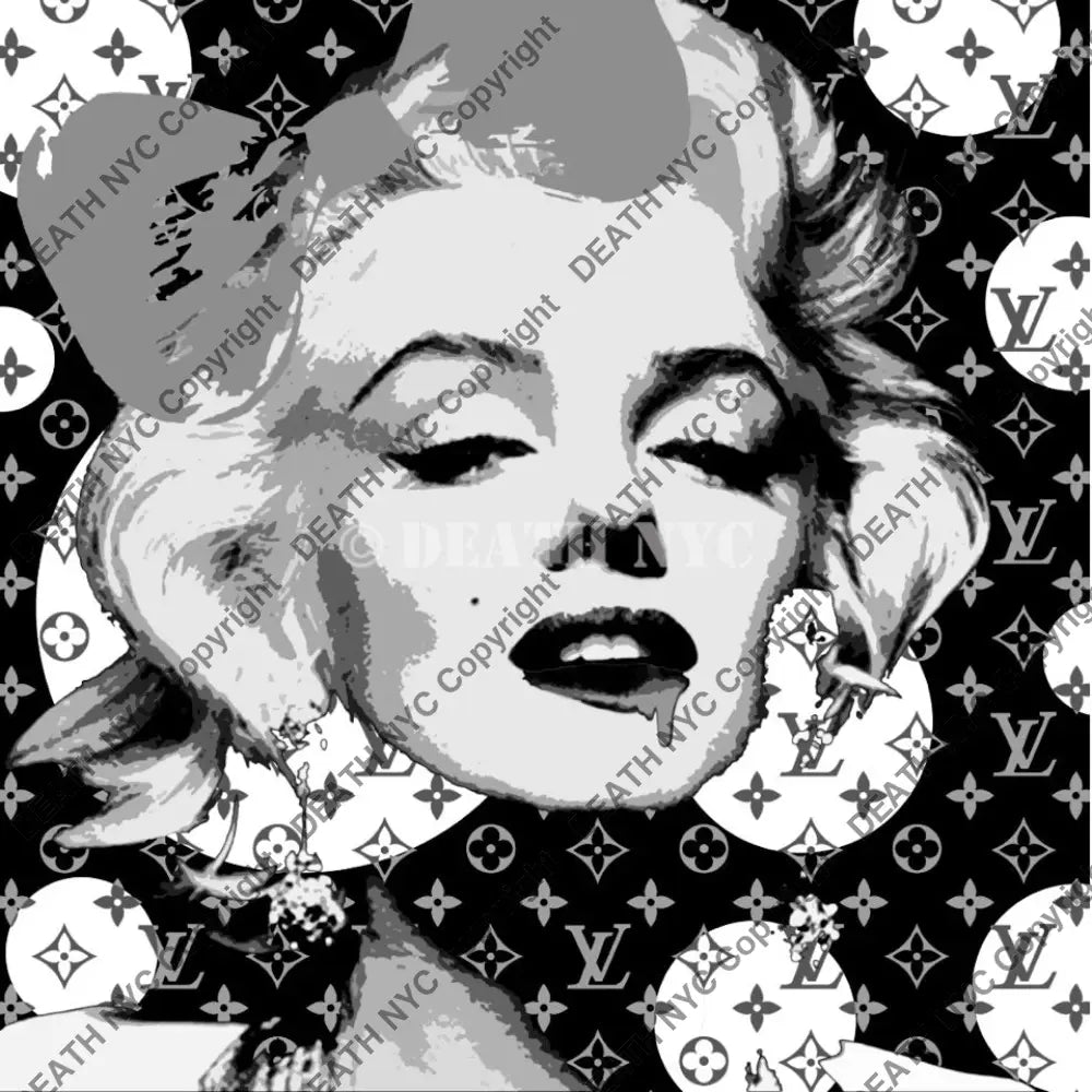 Auction ’monr black white ’ art print 45x32cm (Edition of 100) - Art Print