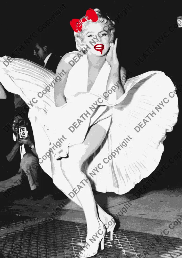 Auction ’monr dress bbow. ’ art print 45x32cm (Edition of 100) - Art Print