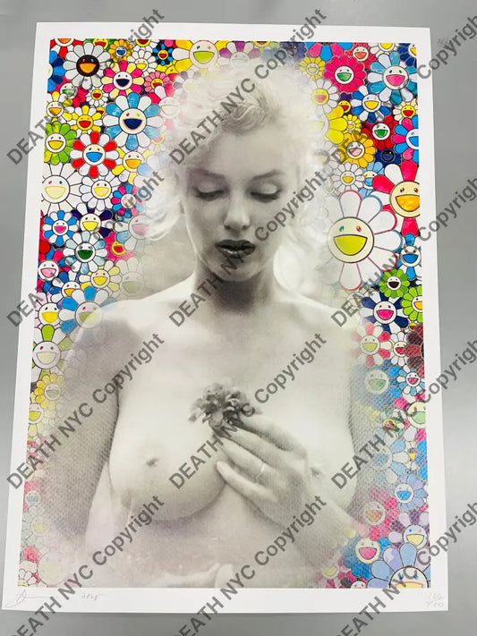 Auction ’Monr Flower’ 45x32cm (Edition of 100) 87* Art Print