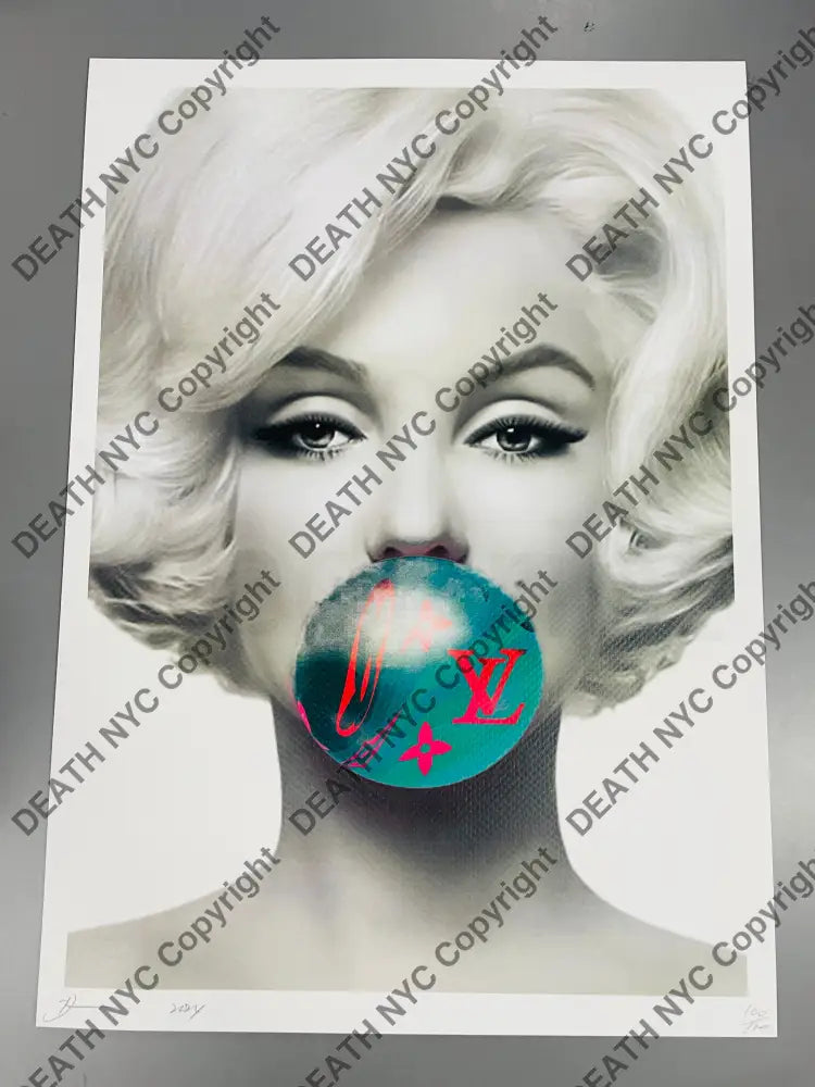 Auction ’Monr gum’ 45x32cm (Edition of 100) (2024) Art Print