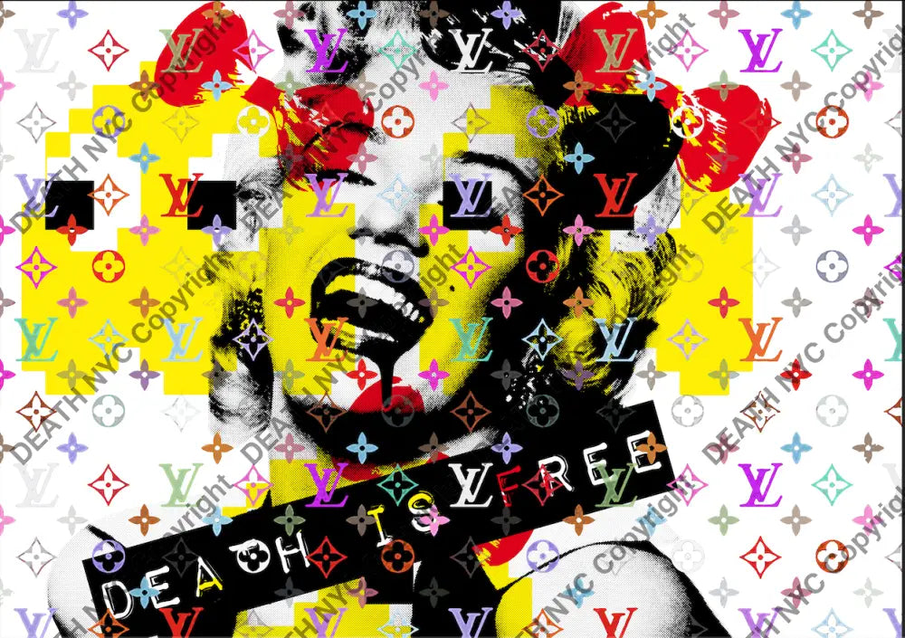 Auction ’monr invade L’ art print 45x32cm (Edition of 100) Art Print