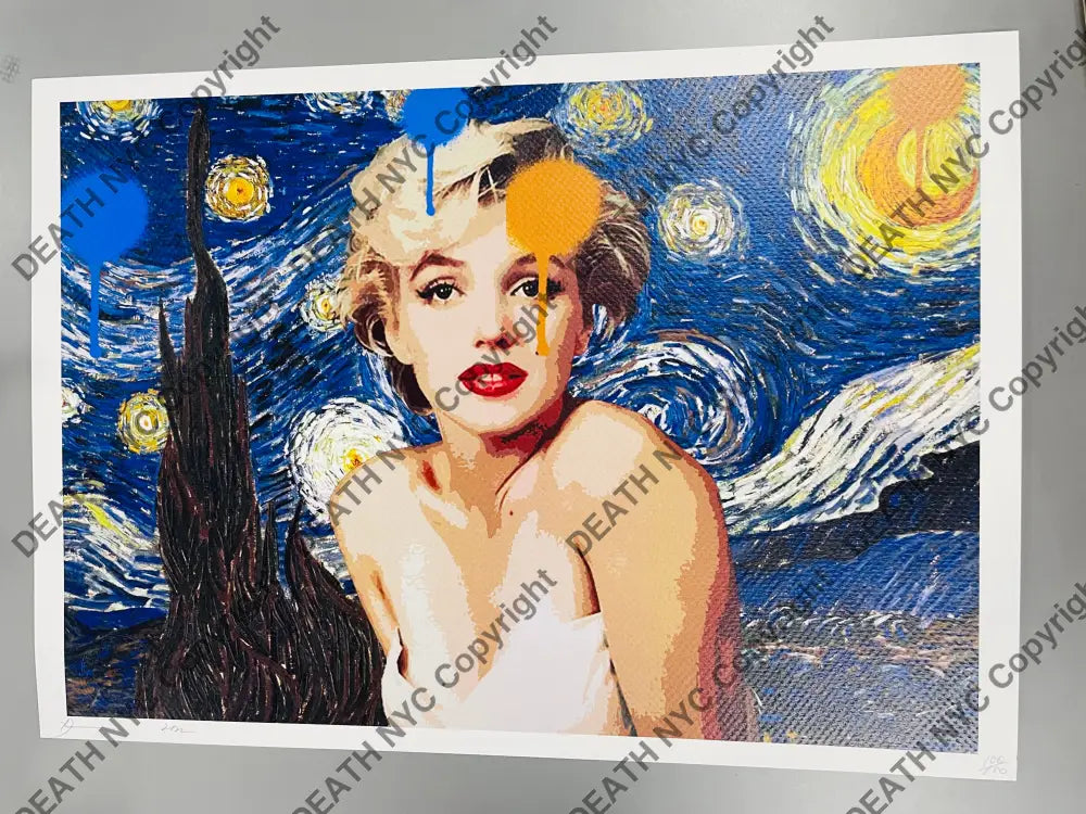 Auction ’Monr starry’ 45x32cm (Edition of 100) Art Print