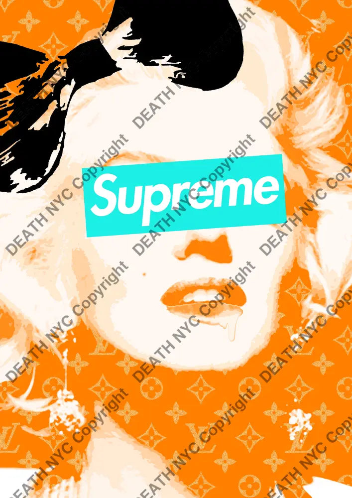 Auction ’monr sup orange’ art print 45x32cm (Edition of 100) Art Print