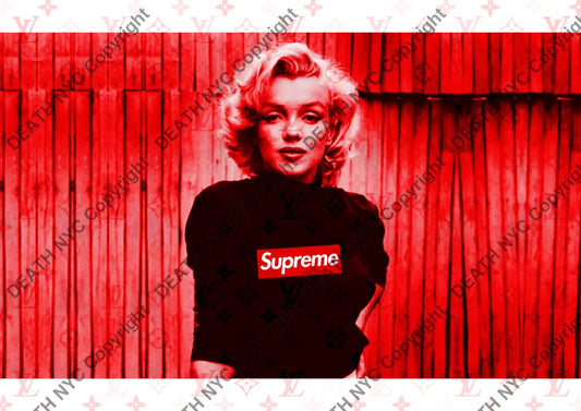 Auction ’monr sup red white’ art print 45x32cm (Edition of 100) Art Print