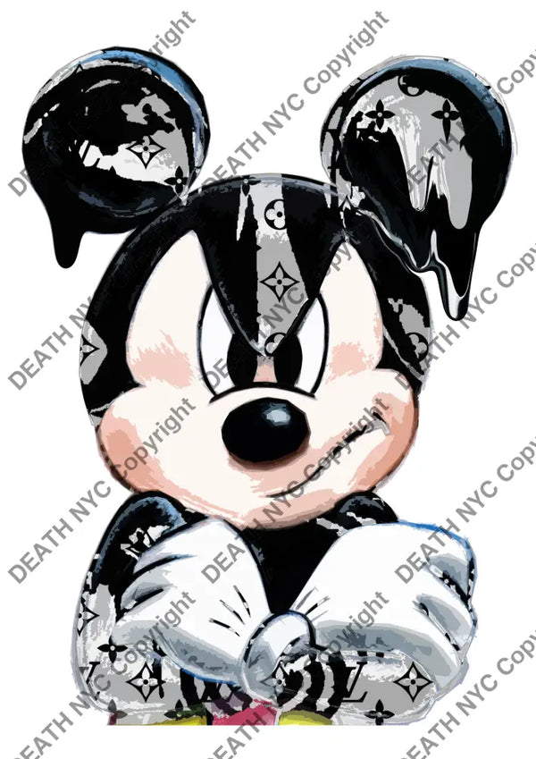 Auction ’mouse angry’ 45x32cm (Edition of 100) Art Print